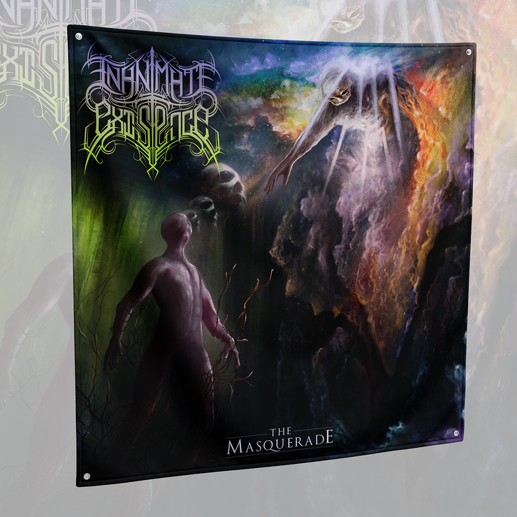 INANIMATE EXISTENCE - The Masquerade Wall Flag *PRE-ORDER* - The Artisan Era